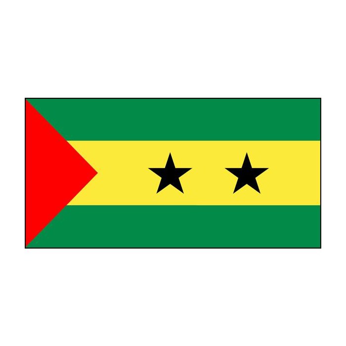 São Tomé and Princípe Flag