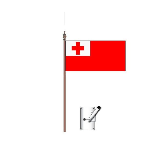 Tonga Flag Bracket and Pole Kit