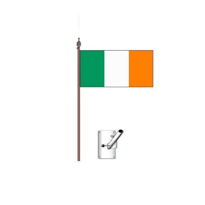 Ireland Flag Bracket and Pole Kit