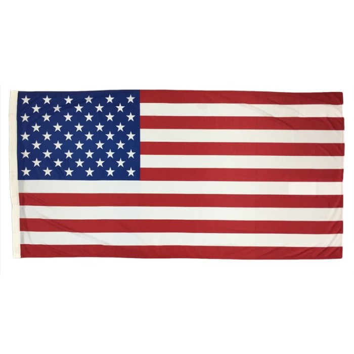 American Flag 1800mm x 900mm (Fully Sewn, Vertical Sleeve)