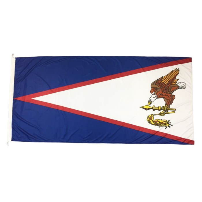 American Samoa Flag 1500mm x 900mm (Knitted)
