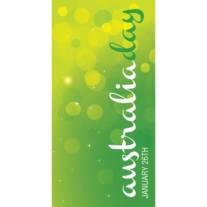  Australia Day Flag Green Bubbles  (22)
