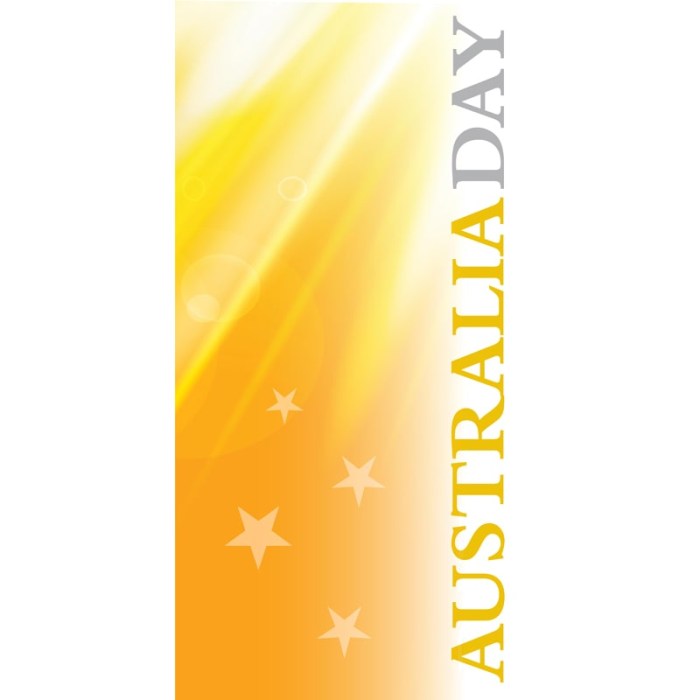  Australia Day Flag Yellow Stars (40a)
