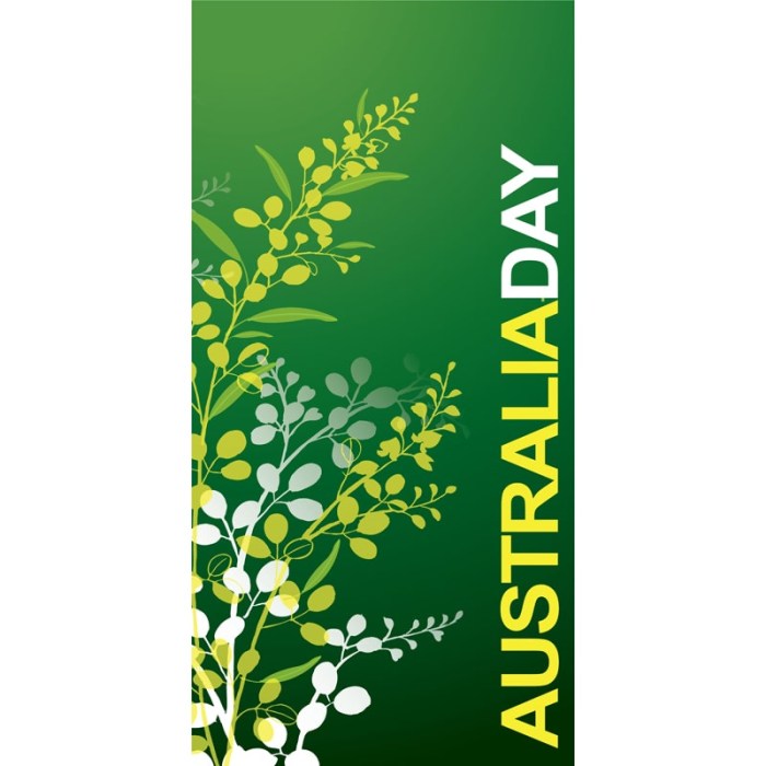  Australia Day Flag Green Wattle (32)