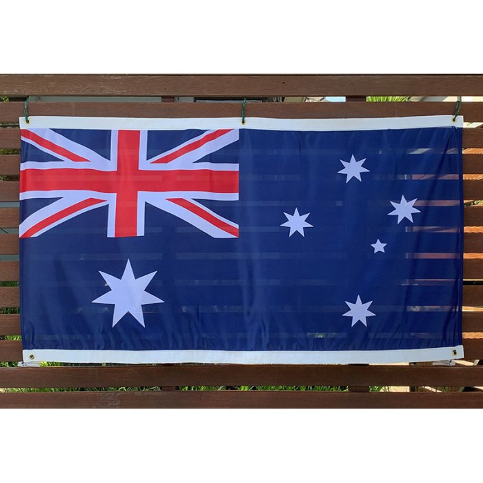 Australian Flag with eyelets