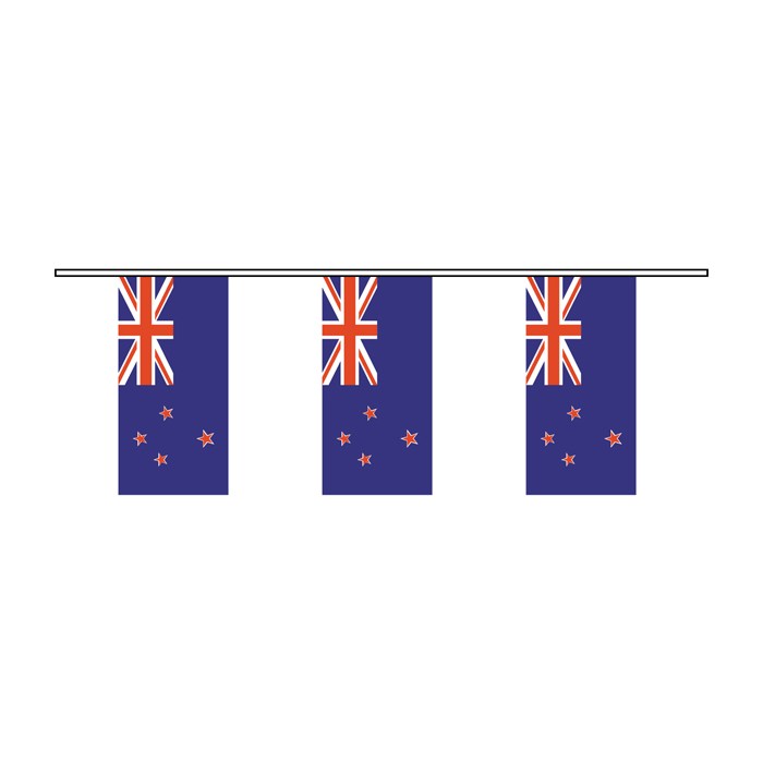 Various Lengths New Zealand Flag Polyester Bunting 
