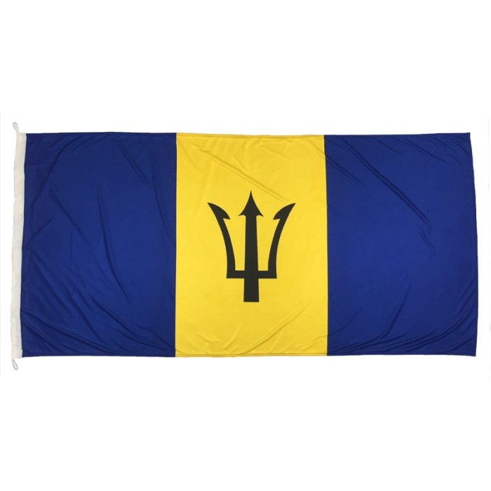 Barbados Flag 1800mm x 900mm (Knitted)