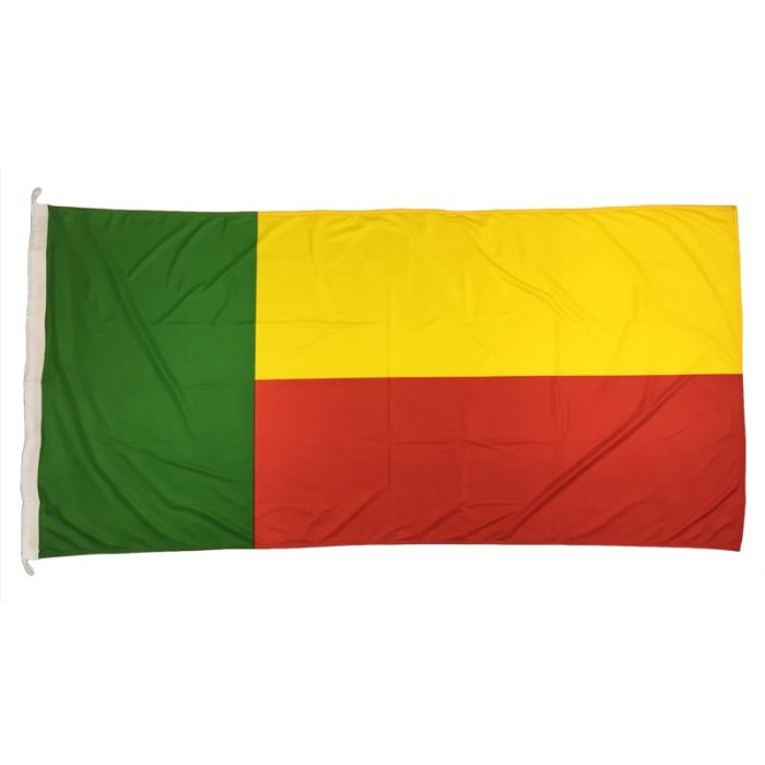 Benin flag 1800mm x 900mm (Knitted)