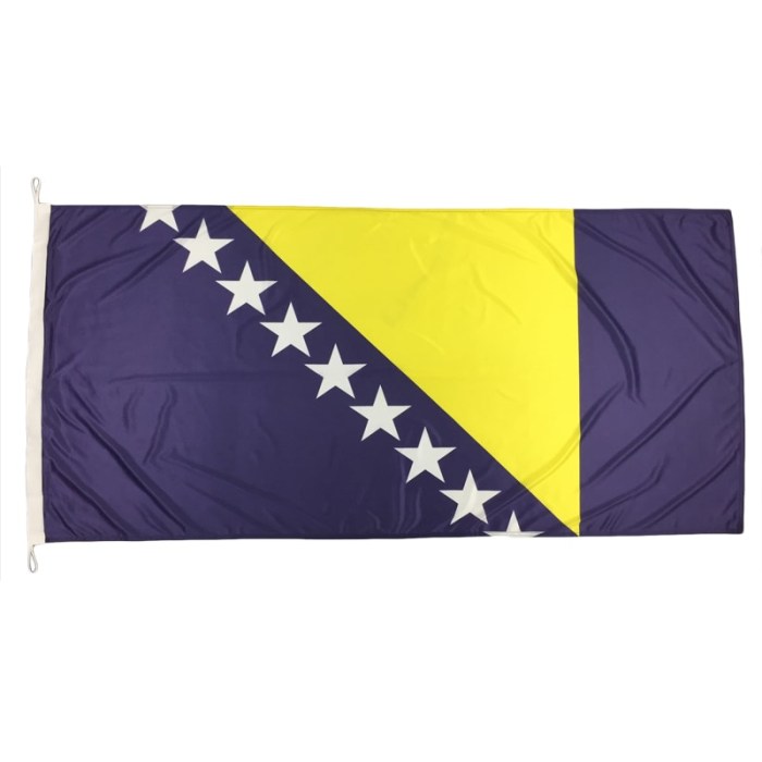 Bosnia Flag 1800mm x 900mm (Knitted)