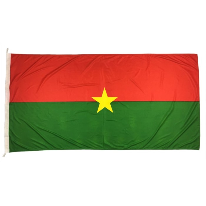 Burkina Faso flag 1800mm x 900mm (Knitted)