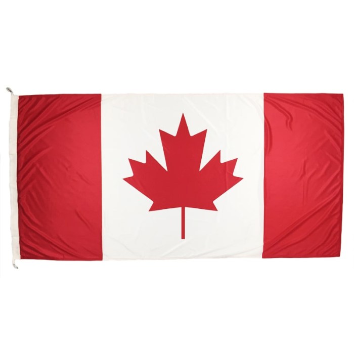 Canada Flag 1370mm x 685mm (Knitted)