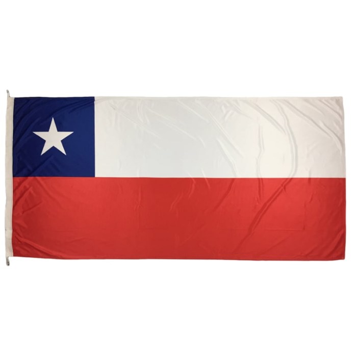 Chile Flag 1800mm x 900mm (Knitted)