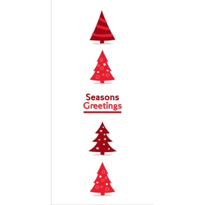 Seasons Greetings Christmas Flag Red  (75)