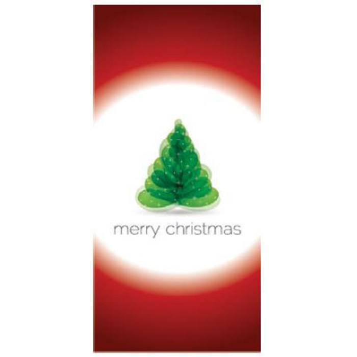 Merry Christmas Flag Red and White Flag 900mm x 1800mm (Various Finishes)