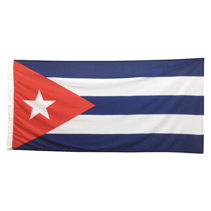 Cuban Flag 1800mm x 900mm (Knitted)