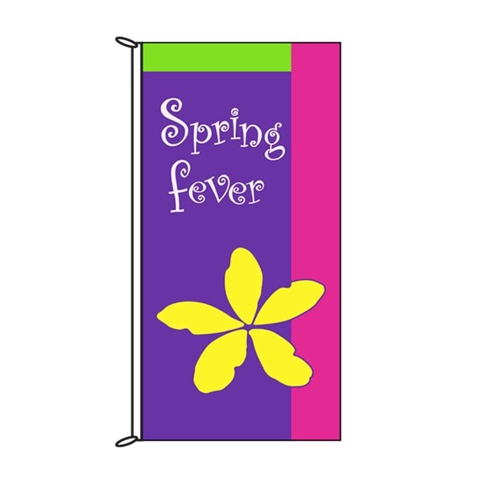 Spring Flag Spring Fever Purple 900mm x 1800mm (Knitted)