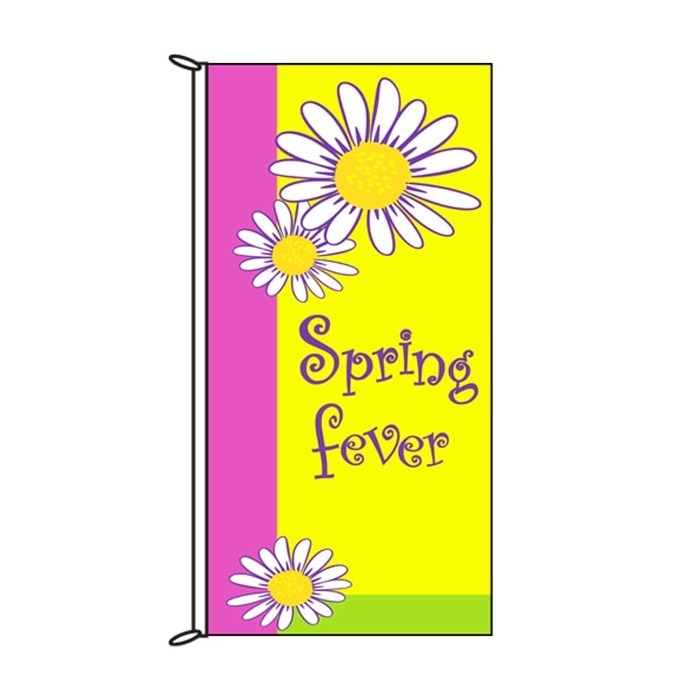 Spring Flag Spring Fever Yellow 900mm x 1800mm (Knitted)
