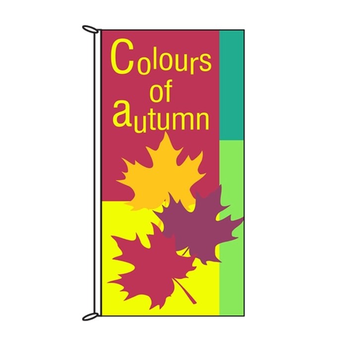 Autumn Flag - Colours of Autumn 900mm x 1800mm (Knittted)