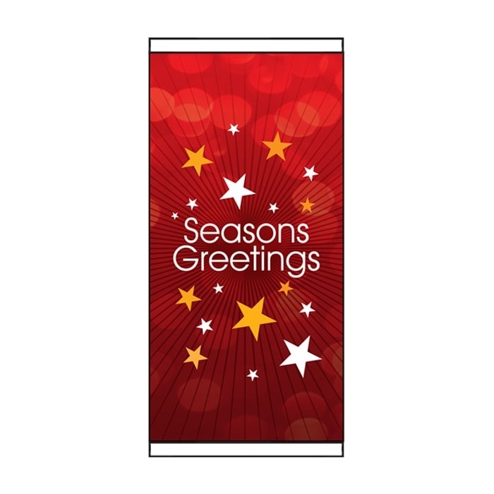 Seasons Greetings Red Flag