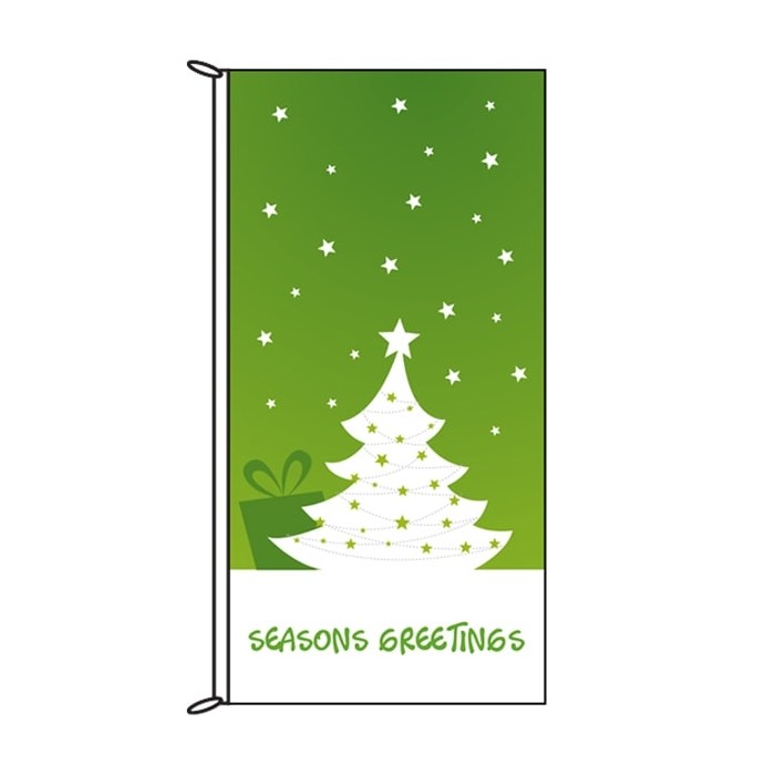 Seasons Greetings Xmas Light Green (64)