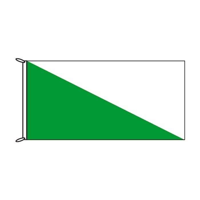 Green and White Flag