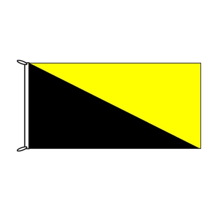 Black and Yellow Flag