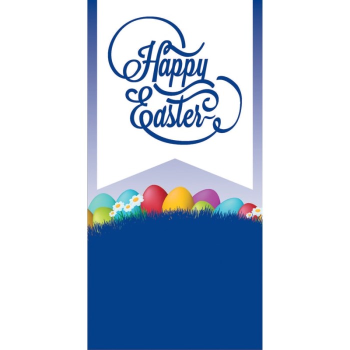 Easter 7B Flag 900mm x 1800 (Knitted)