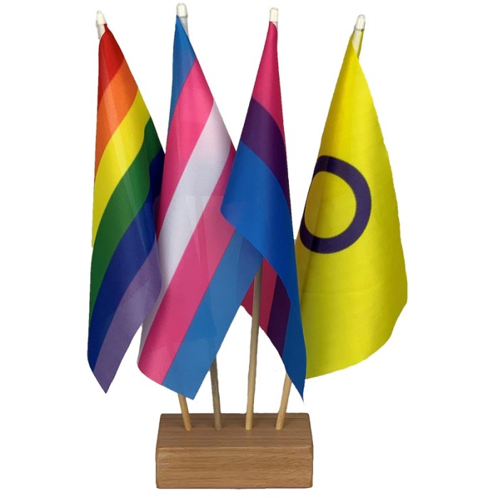 Pride Flags Desk Set