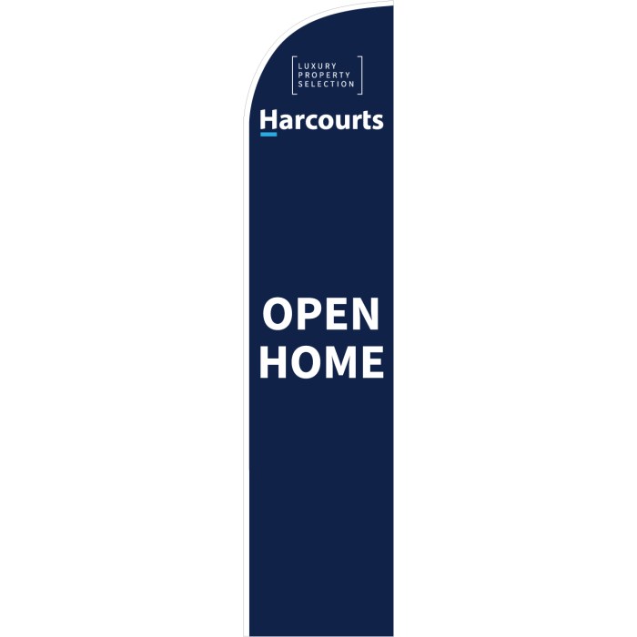 Harcourts Luxury Open Home Blue Feather 