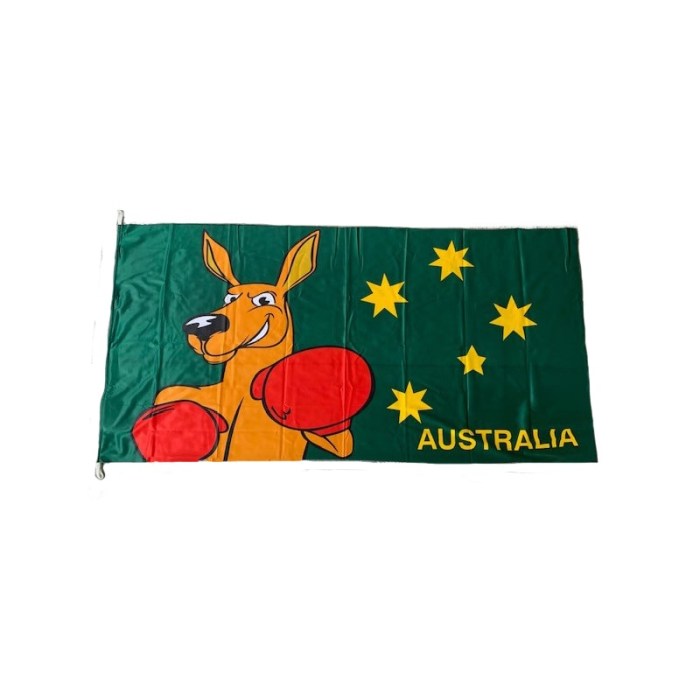 Fighting Kangaroo Souvenir Flag