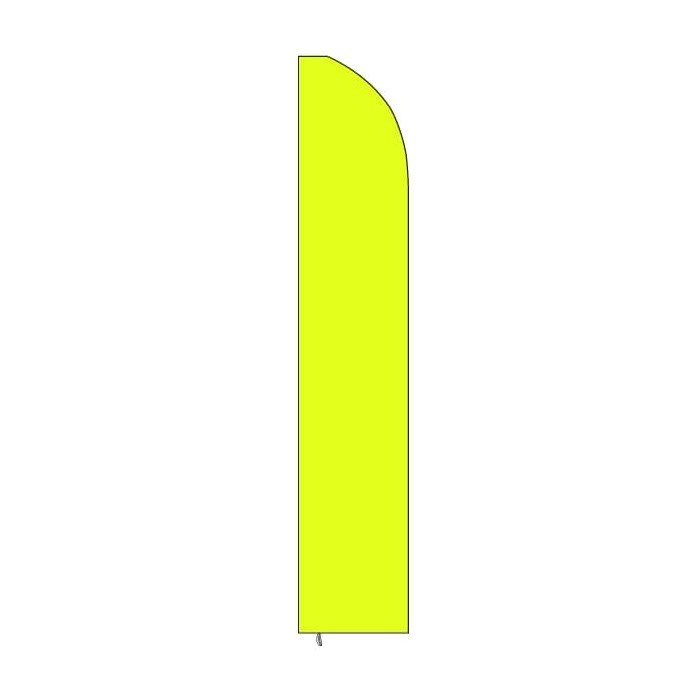 Fluoro Yellow Bali Flag