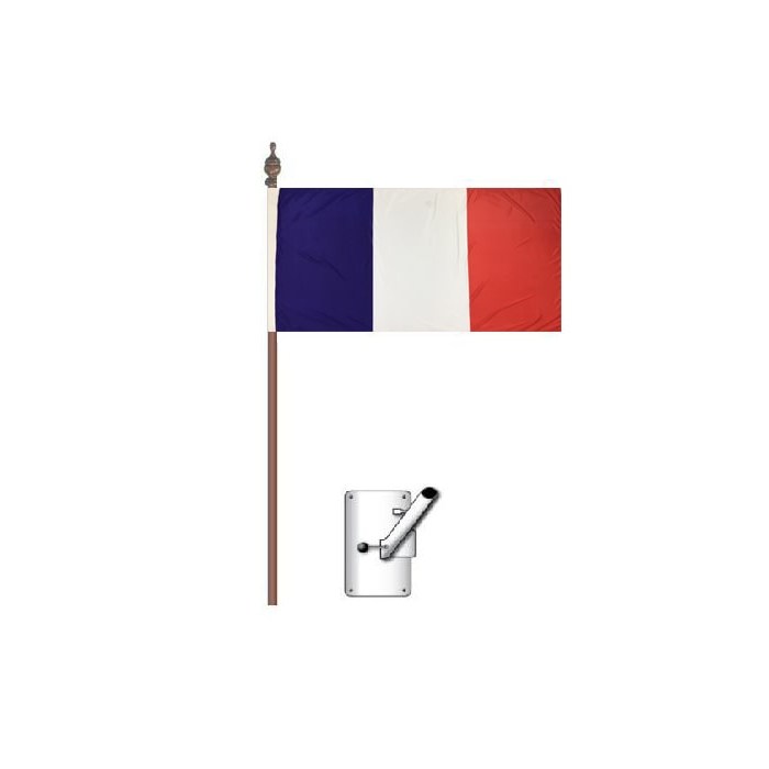 French Flag Bracket and Pole Kit