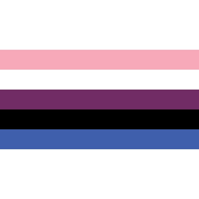 Gender Fluid Flag, 1800 x 900mm