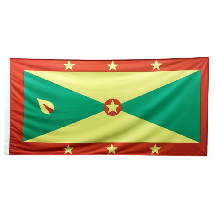 Grenada Flag 1800mm x 900mm (Knitted)