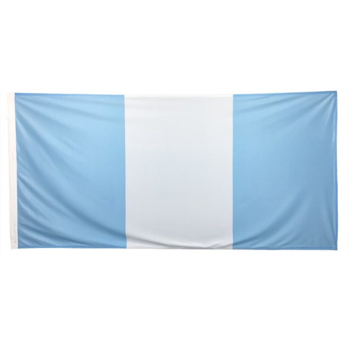 Guatemala Flag 1800mm x 900mm (Knitted)