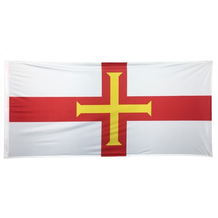 Guernsey Flag 1800mm x 900mm (Knitted)