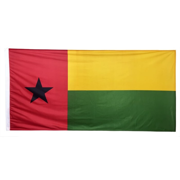 Guinea-Bissau Flag 1800mm x 900mm (Knitted)