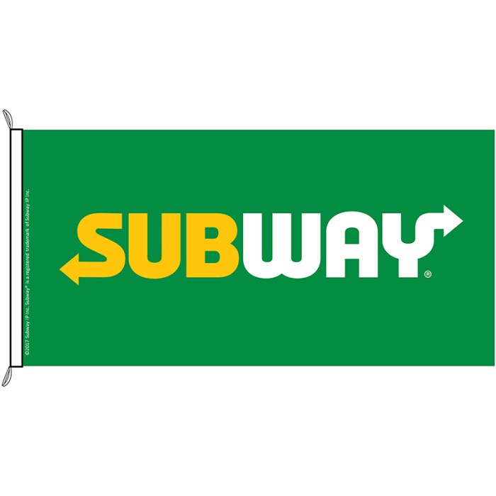 Subway Flag - Green