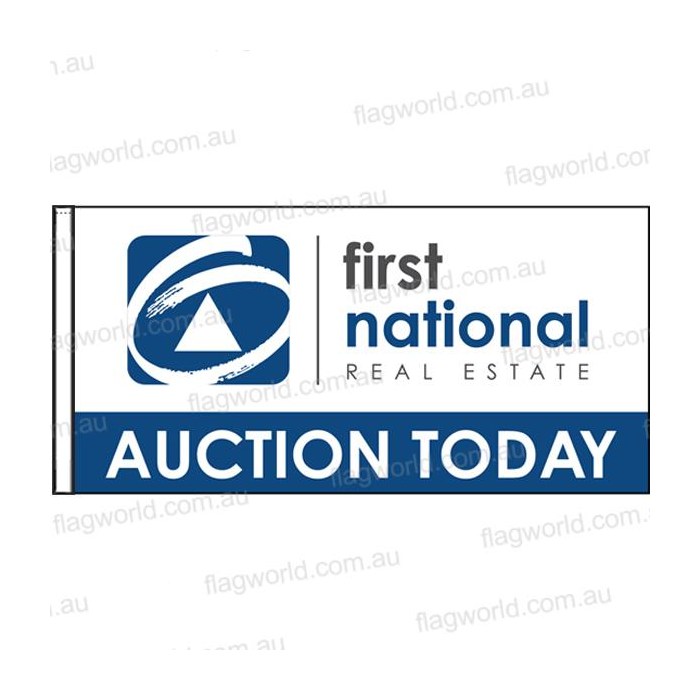 First National Auction  Flag