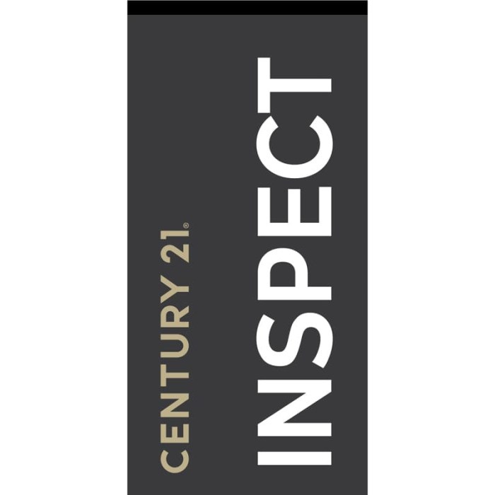 Century 21 Inspect Signboard Flag