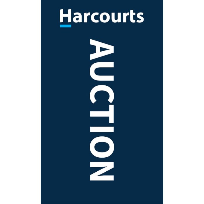 Harcourts Auction Flag 