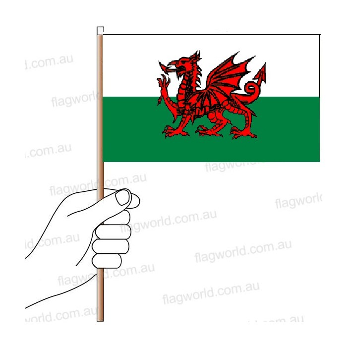 Wales Hand Flag Handwaver