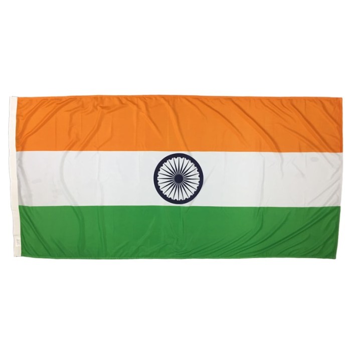 Indian Flag 1800mm x 900mm (Fully Sewn, Vertical Sleeve) 