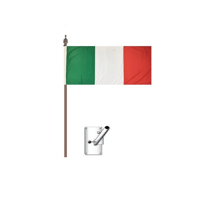 Italian Flag Bracket and Pole Kit