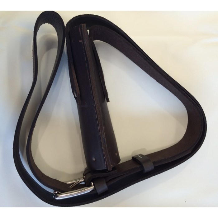 Lightweight Leather Flagpole Holster 