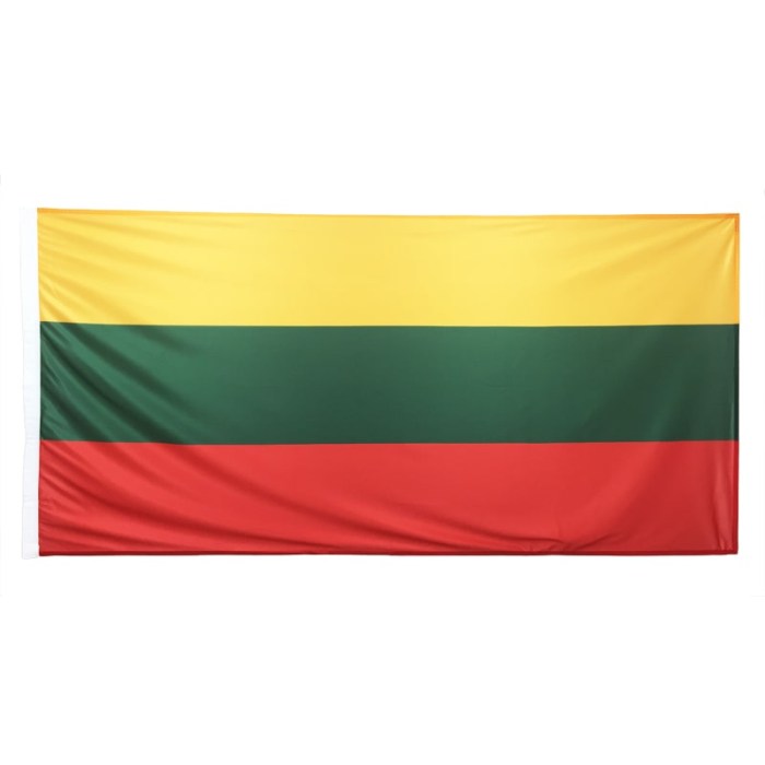 Lithuania Flag 1800mm x 900mm (Knitted)