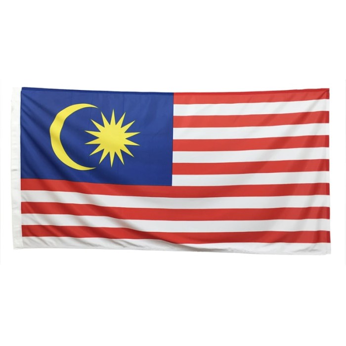 Malaysia Flag 1800mm x 900mm (Knitted)