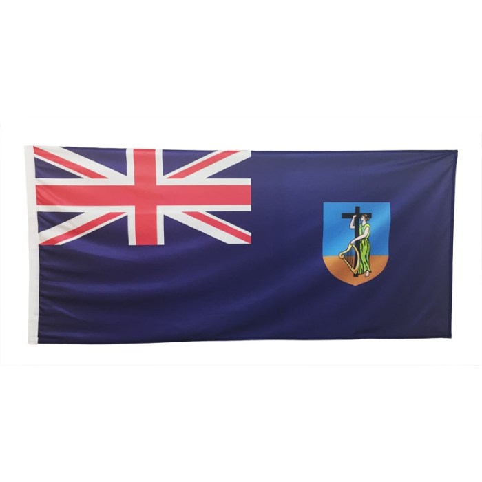 Montserrat Flag 1800mm x 900mm (Knitted)