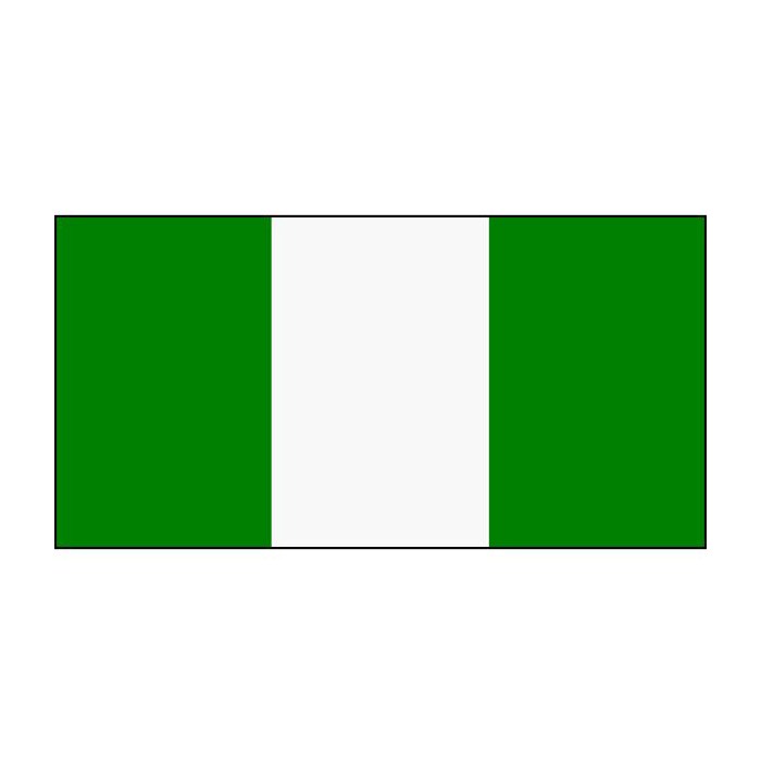 Nigeria Bunting 9M Metre Length With 30 Flags 9"X6" 100% Woven Polyester 