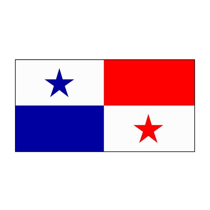 Panama Flag 3600mm x 1800mm (Fully Sewn)